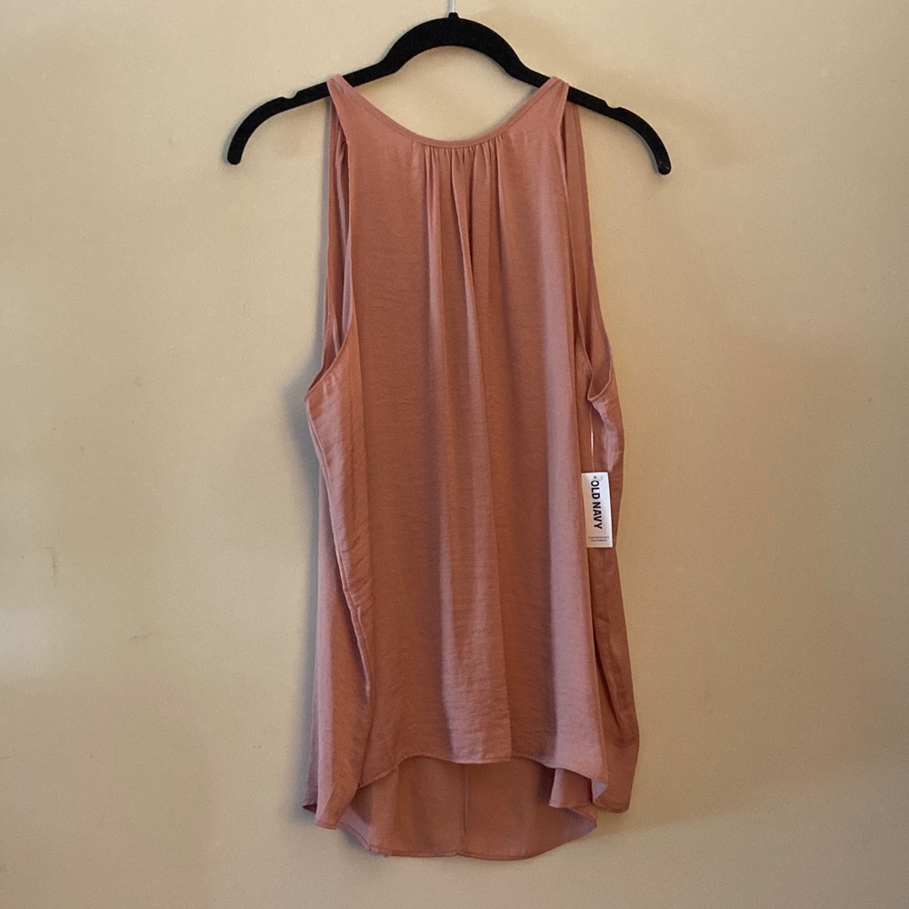 Old Navy Women's Silky Tank Top in Dusty Rose / Pink